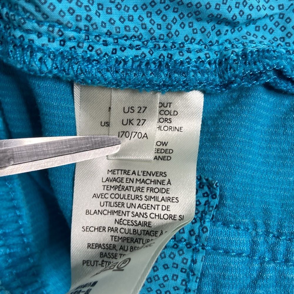 Maeve Anthropologie Women Corduroy High Rise Tapered Pants Teal Blue Size 27 - Picture 8 of 10